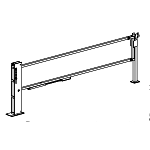 Dock Loading Gate (Single) Drawing Closed